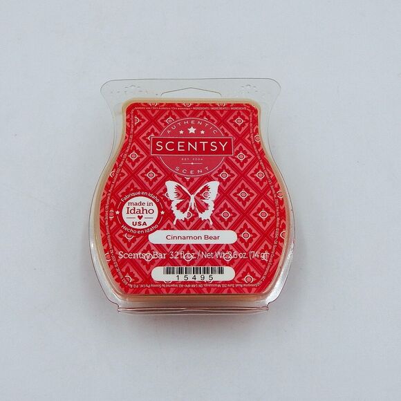 Scentsy Apple & Cinnamon Sticks Wax 3.2 Oz Bar For Warmers - Picture 1 of 3